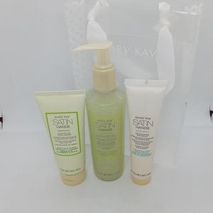 Mary Kay Satin Hands White Tea and Citrus Scent Full Size Bottles New In Box